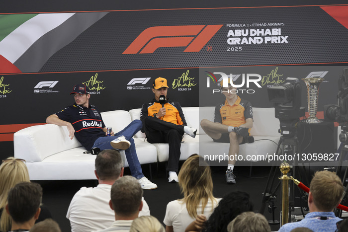 F1 Grand Prix Of Abu Dhabi 2025 - Previews - Press Confernece