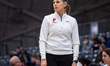 Carla Berube, the head coach of the Princeton Tigers, watches during an NCAA women's baske...