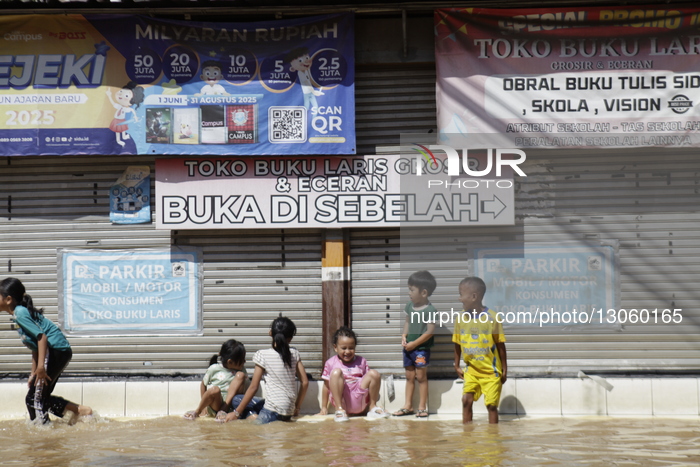 Overflowing Citarum River Floods Residential Neighborhoods