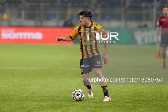 Mattia Mannini of SS Juve Stabia during the Serie B match between SS Juve Stabia and Bari at Stadio Romeo Menti Castellammare Di Stabia Ital... by Franco Romano/NurPhoto