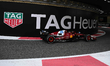 Charles Leclerc of Scuderia Ferrari HP F1 Team participates in FP1 in Yas Island, Abu Dhab...