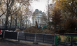A view of Place Colonel Fabien undergoes construction to become an urban forest in Paris,...