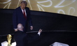 US President Donald Trump attends the 2026 World Cup draw at the historic John F. Kennedy...