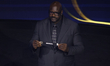 NBA star Shaquille O'Neal attends the 2026 World Cup draw ceremony at the historic John F....
