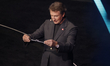 Ice hockey legend Wayne Gretzky attends the 2026 World Cup draw ceremony at the historic J...