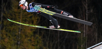 Editorial photo: Kristoffer Eriksen Sundal during training session during Ski Jumping World Cup in Wisla, Poland on December 5, 2025  by Foto Olimpik/NurPhoto