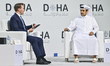 Qatar's Energy Minister and CEO of QatarEnergy, Saad Sherida al-Kaabi, speaks during the 2...