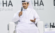 Qatar's Energy Minister and CEO of QatarEnergy, Saad Sherida al-Kaabi, speaks during the 2...