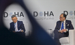 Bo Li, Deputy Managing Director of the International Monetary Fund, takes part in a panel...