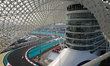 Isack Hadjar of the Visa Cash App RB Formula One Team participates in FP3 on Yas Island, A...