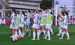 Juventus F.C. Femminile players greet the fans at the end of the match on the 8th day of t...