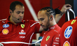 Lewis Hamilton of Ferrari before qualifying ahead of the Formula 1 Abu Dhabi Grand Prix at...