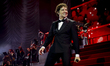 Singer David Bisbal performs his Christmas concert at the Roig Arena in Valencia, Spain, o...