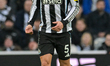 Fabian Schar of Newcastle United participates in the Premier League match between Newcastl...