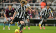Anthony Gordon of Newcastle United plays during the Premier League match between Newcastle...