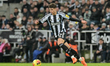 Lewis Miley of Newcastle United plays during the Premier League match between Newcastle Un...