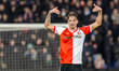 Feyenoord player Luciano Valente argues during the match between Feyenoord and PEC Zwolle...