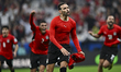 Mido Gaber of Egypt celebrates scoring a goal before it is later disallowed during the Gro...