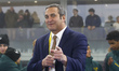Italo Zanzi, CEO of Hellas Verona FC, gestures at the end of the Hellas Verona FC vs Atala...