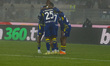 Antoine Joseph Bernede of Hellas Verona FC celebrates after scoring during the Hellas Vero...