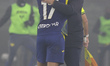 Giovane Santana do Nascimiento of Hellas Verona FC hugs Paolo Zanetti, Head Coach of Hella...