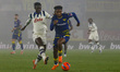 Antoine Joseph Bernede of Hellas Verona FC battles for the ball with Odilon Kossounou of A...