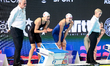 Kornelia Fiedkiewicz, Katarzyna Wasick during Short Course Swimming Championships in Lubli...