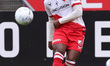 Yoan Cathline of FC Utrecht plays during the match between FC Utrecht and FC Twente at De...