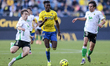 Dawda Camara of Cadiz CF runs with the ball during the La Liga Hypermotion match between C...
