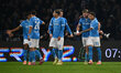 Rasmus Hojlund of S.S.C. Napoli celebrates after scoring the goal of 1-0 during the 14th d...