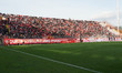 AC Perugia Calcio fans gather before the match between AC Perugia Calcio and Ternana Calci...