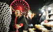 Crowds visit the Christmas Fair in Warsaw, Poland, on December 6, 2025, for the first time...