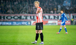 Oskar Wojcik plays during the game between KS Cracovia and Lech Poznan in Krakow, Poland,...