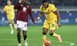 Christopher Nkunku participates in the Serie A 2025-2026 match between Torino and Milan in...