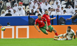 Karim El Berkaoui of Morocco and Ali Majrashi of Saudi Arabia are in action during the Gro...