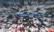 Fans of Saudi Arabia cheer during the Group B FIFA Arab Cup 2025 match between Morocco and...