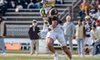 Nick Peltekian (3) of the Lehigh Mountain Hawks receives the punt during an NCAA Football...