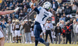 PAT MCQUAIDE (7) of the Villanova Wildcats throws a pass during an NCAA Football Champions...