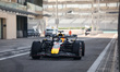 Isack Hadjar of France drives the (6) Oracle Red Bull Racing RB21 in the pit lane during F...