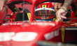 Dino Beganovic of Sweden and Scuderia Ferrari looks on during F1 Testing at Yas Marina Cir...