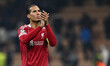 Virgil van Dijk of Liverpool F.C. celebrates the victory at the end of the UEFA Champions...