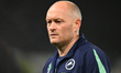 Alex Neil, manager of Millwall, looks frustrated after dropping 2 points following a 1-1 d...