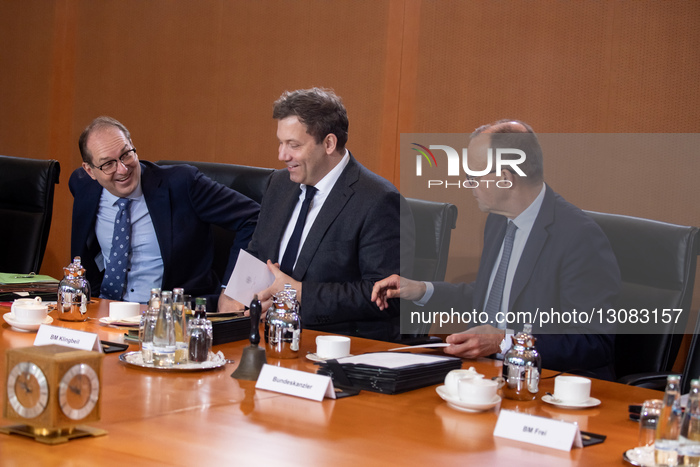 Weekly Cabinet Meeting of the German Government in Berlin, Germany 