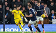 Max Crocombe of Millwall FC clears the ball forward during the Sky Bet Championship match...