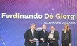 Ferdinando De Giorgi is on stage during the Gazzetta Sports Awards in Milan Rho, Italy, on...