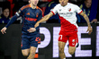 Nottingham Forest FC midfielder James McAtee and FC Utrecht midfielder Alonzo Engwanda pla...