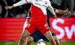FC Utrecht forward Sebastien Haller plays during the match between FC Utrecht and Nottingh...