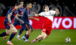 Nottingham Forest FC defender Murillo and FC Utrecht forward Miguel Rodriquez play during...