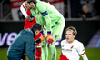 FC Utrecht defender Matisse Didden gets injured during the match between FC Utrecht and No...