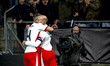 FC Utrecht defender Mike van der Hoorn scores the 1-1 during the match between FC Utrecht...